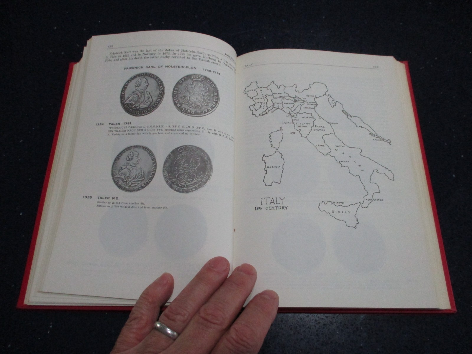 EUROPEAN CROWNS 1700-1800 Coin Book by John S Davenport w/ ORIGINAL VALUE SHEET!