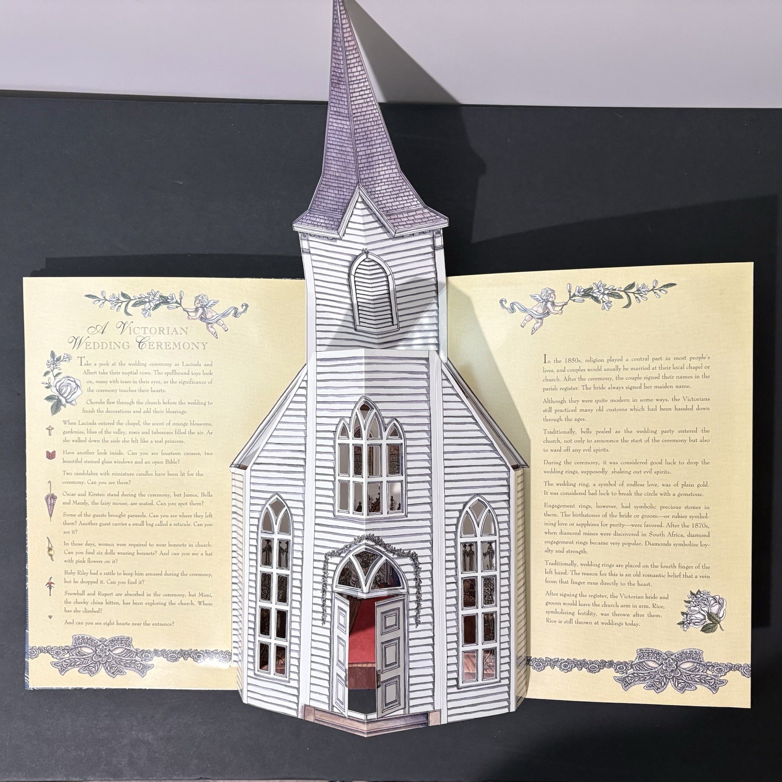 The Enchanted Dolls‘ House Wedding Pop Up Story Book ~ Robyn Johnson Hard Cover