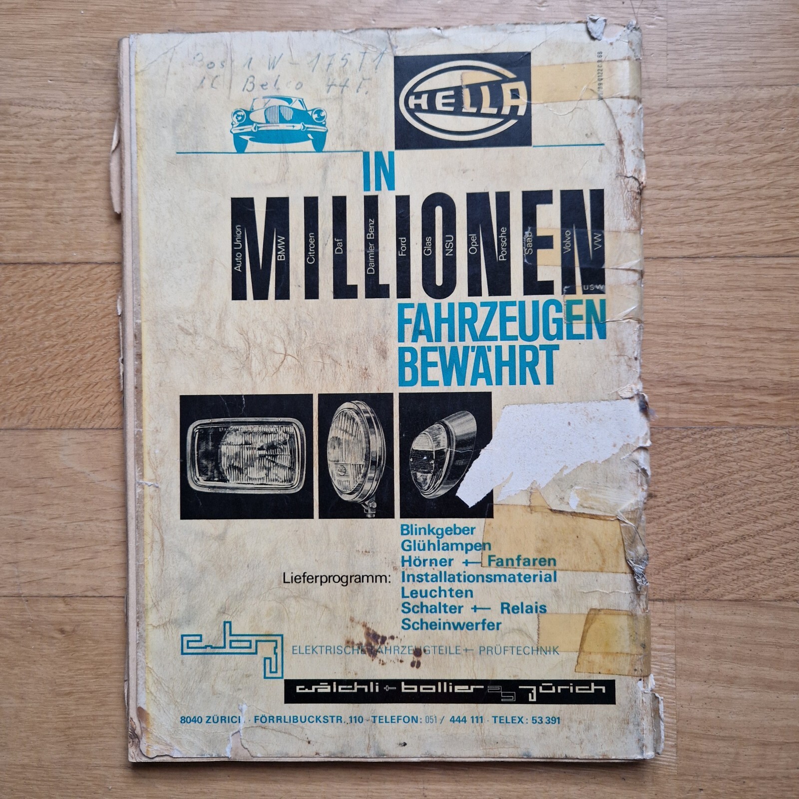 Opel Rekord B With 1.5, 1.7S, 1.8S, 1.9S Engine 1965 – 67 Repair Manual #115