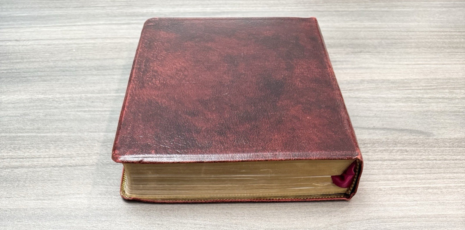 Kenneth Copeland Reference Bible 1972 RED HANDBOUND GENUINE LEATHER Red Letter