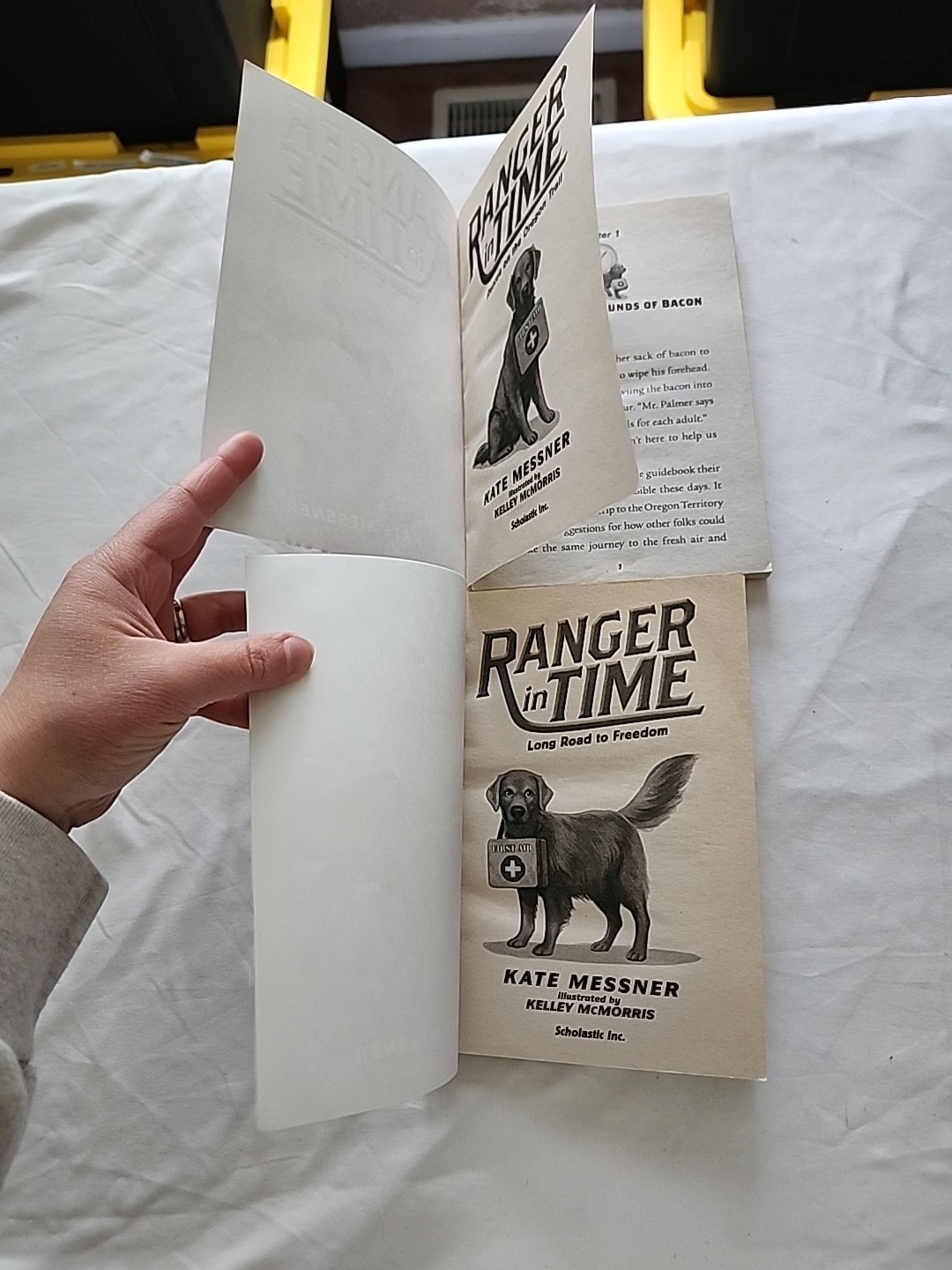 Lot Of 7 Ranger in Time Series Kate Messner Dog Time Travel History