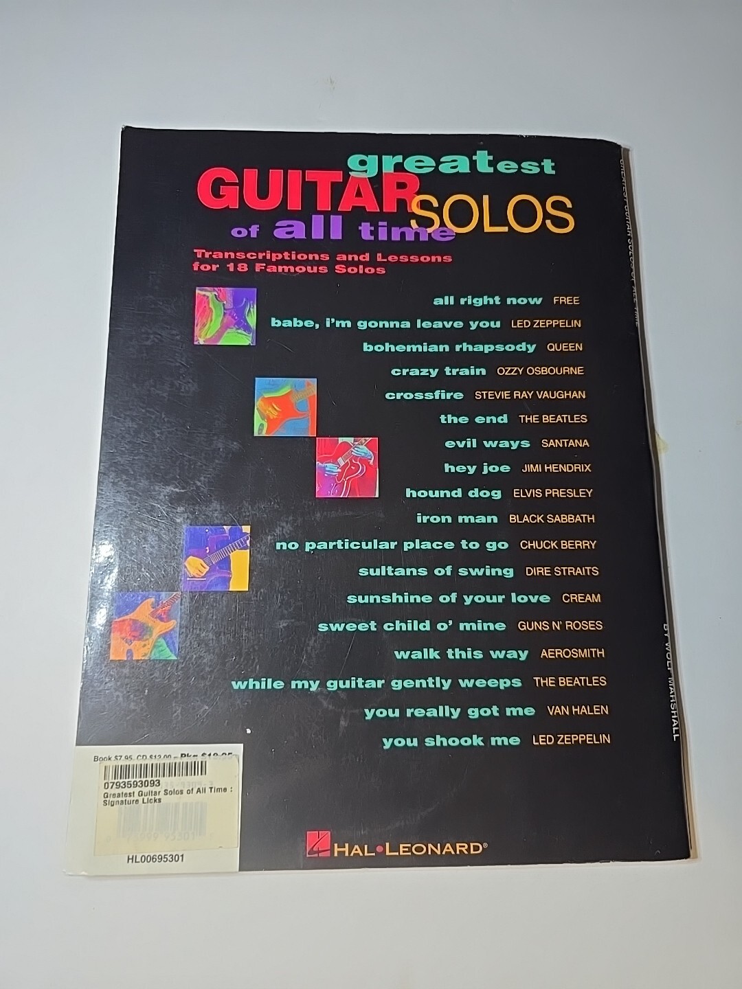 Greatest Guitar Solos of All Time: Signature Licks 1022 (No CD)