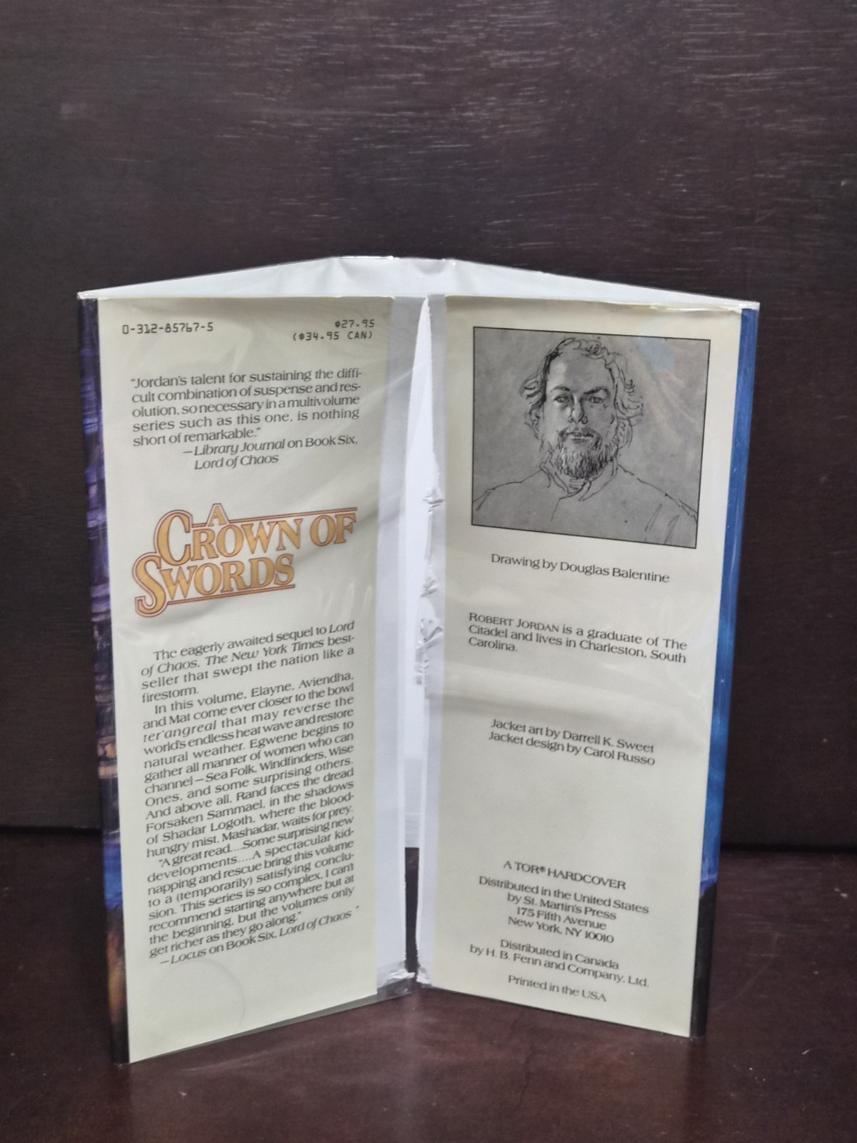 Robert Jordan A CROWN OF SWORDS 1996 Wheel of Time 1st Ed 1st Print HCDJ VG