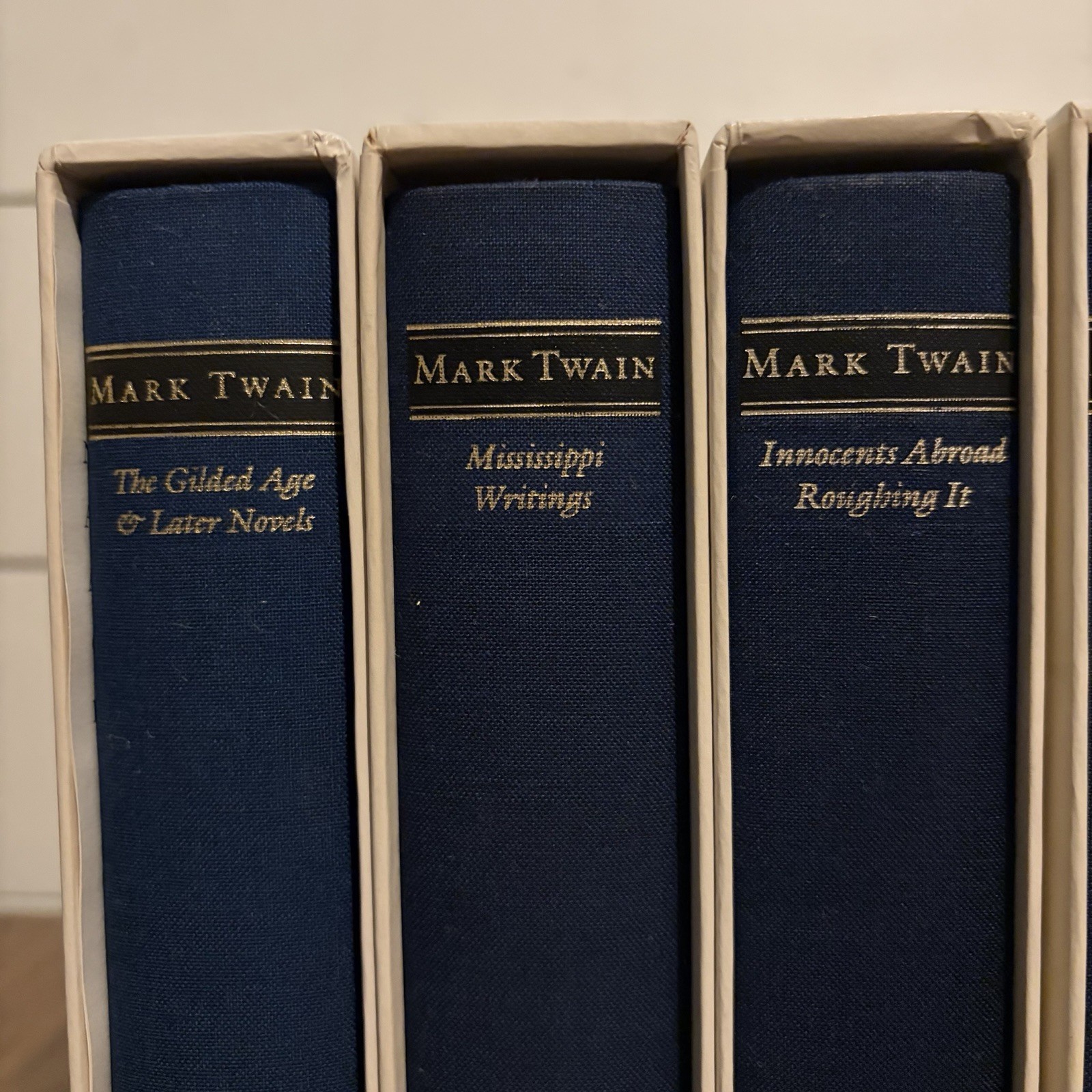 Library of America Mark Twain 6 Vol Set First Printings w/ Slipcases HC LOT