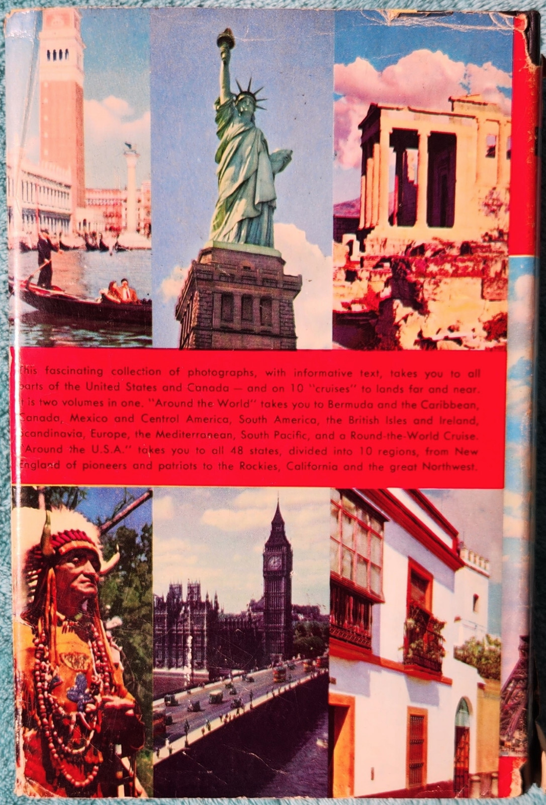 Around The World In 2000 Pictures 1959 Doubleday Hardcover 768 Pages