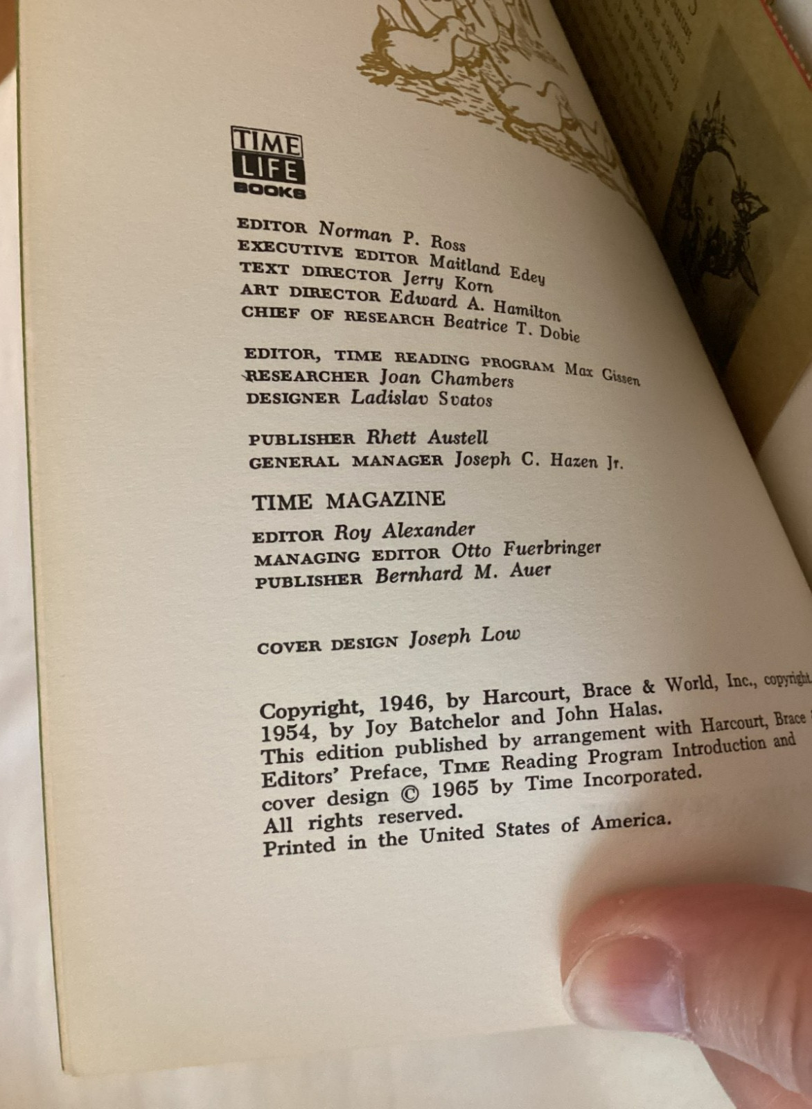 George Orwell Animal Farm 1965 Time Life Special Edition PB
