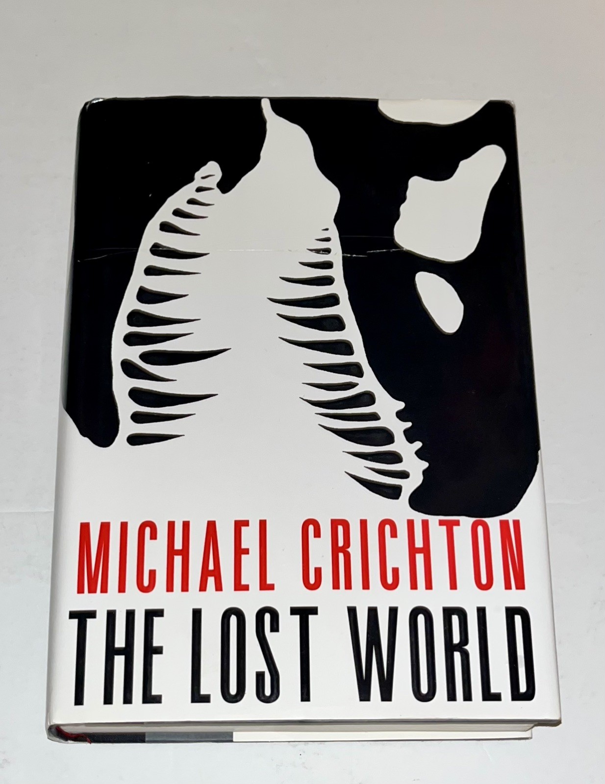 The Lost World by Michael Crichton First Trade Edition 1st Print HC Scratching