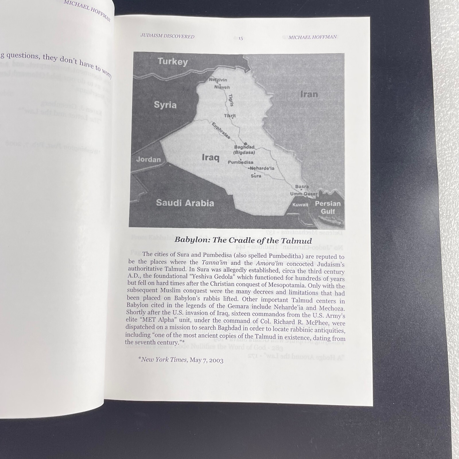 Judaism Discovered : A Study of the Anti-Biblical Religion by Michael Hoffman