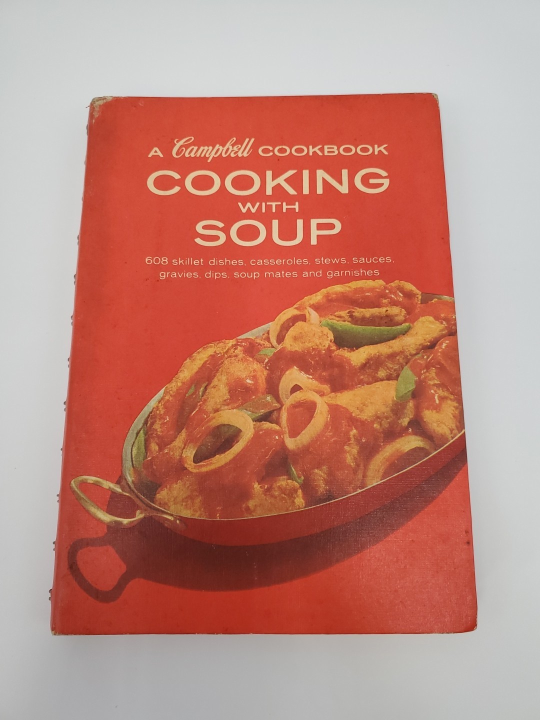 Vintage 1972 A Campbell Cookbook Cooking With Soup Spiral Bound Hardcover Camden