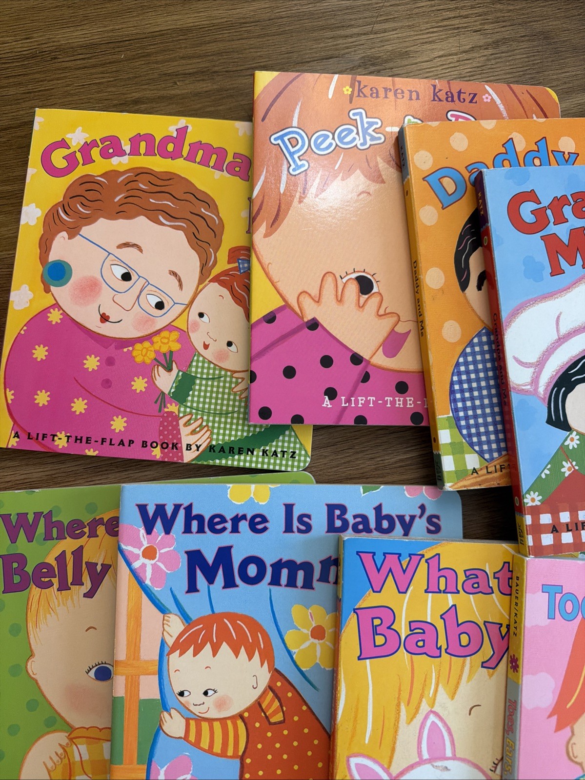 The Complete Karen Katz Collection Of 8 Lift The Flap Story Board Books 2007