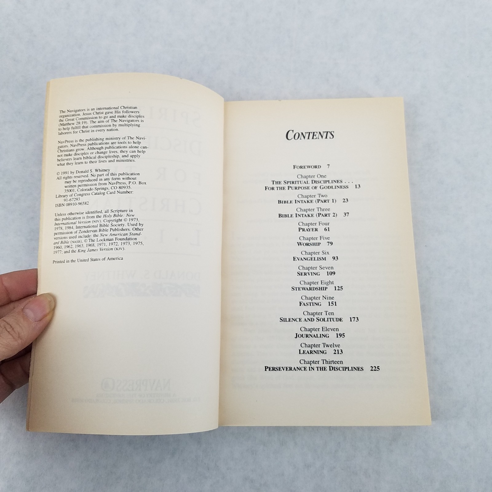Donald S. Whitney Lot of 2 Softcovers – Spiritual Disciplines & Ten Questions