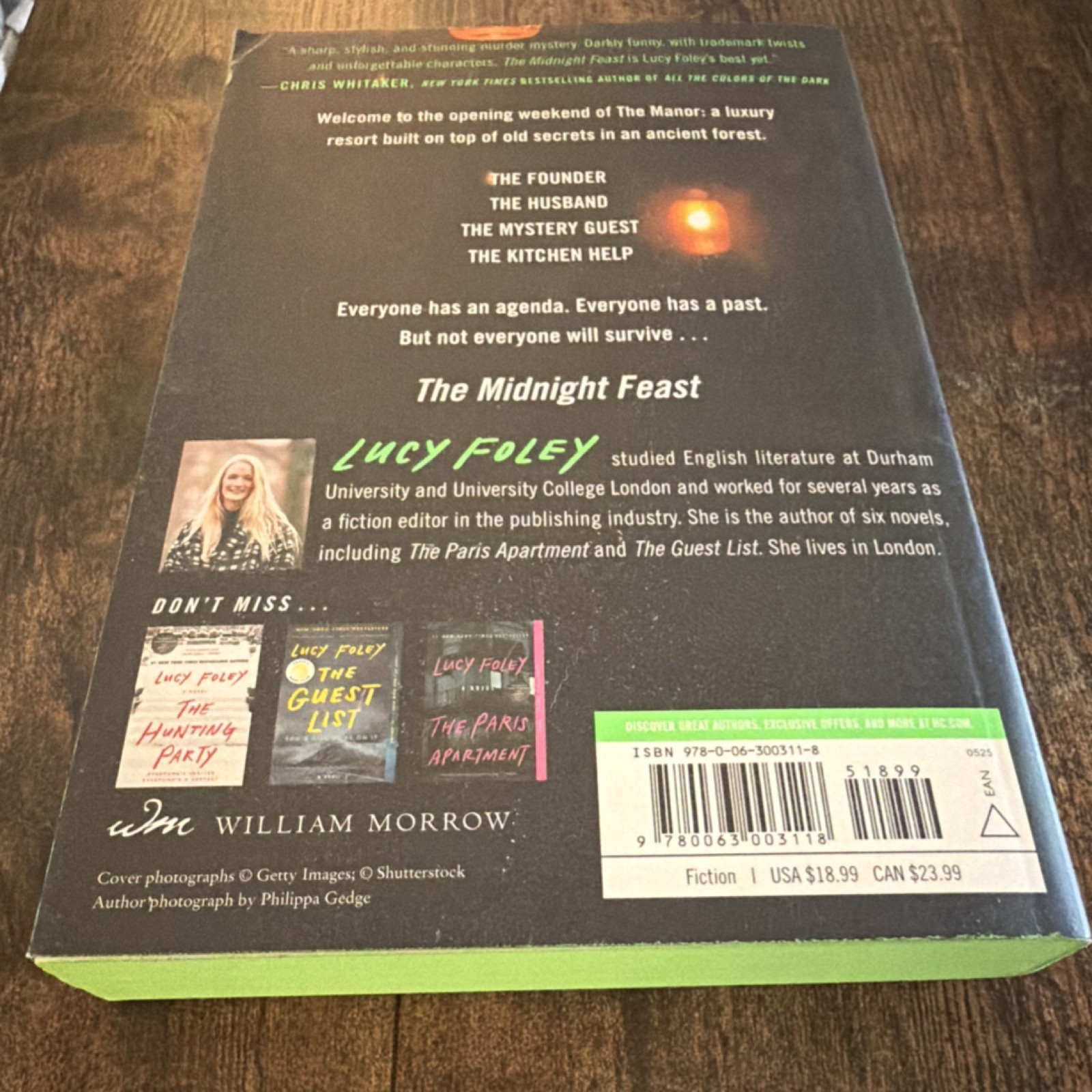 Lucy Foley The Midnight Feast Trade Paperback 2024 Mystery Novel