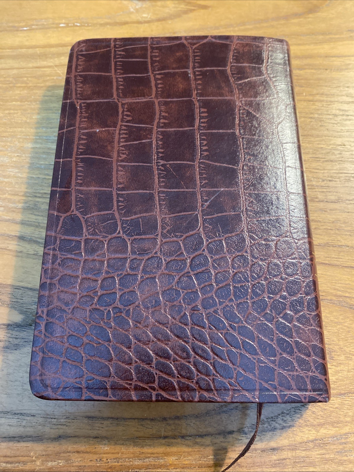 KJVER Thinline Bible by Whitaker House Staff 2015 Alligator Leather Indexed
