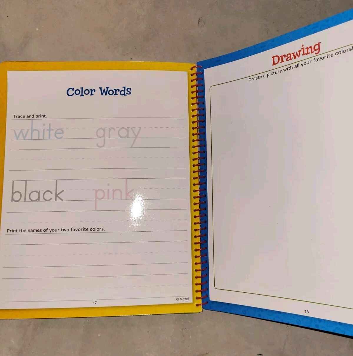 Bendon Fisher Price Little People Printing Practice Erase Activity Book Age 3+