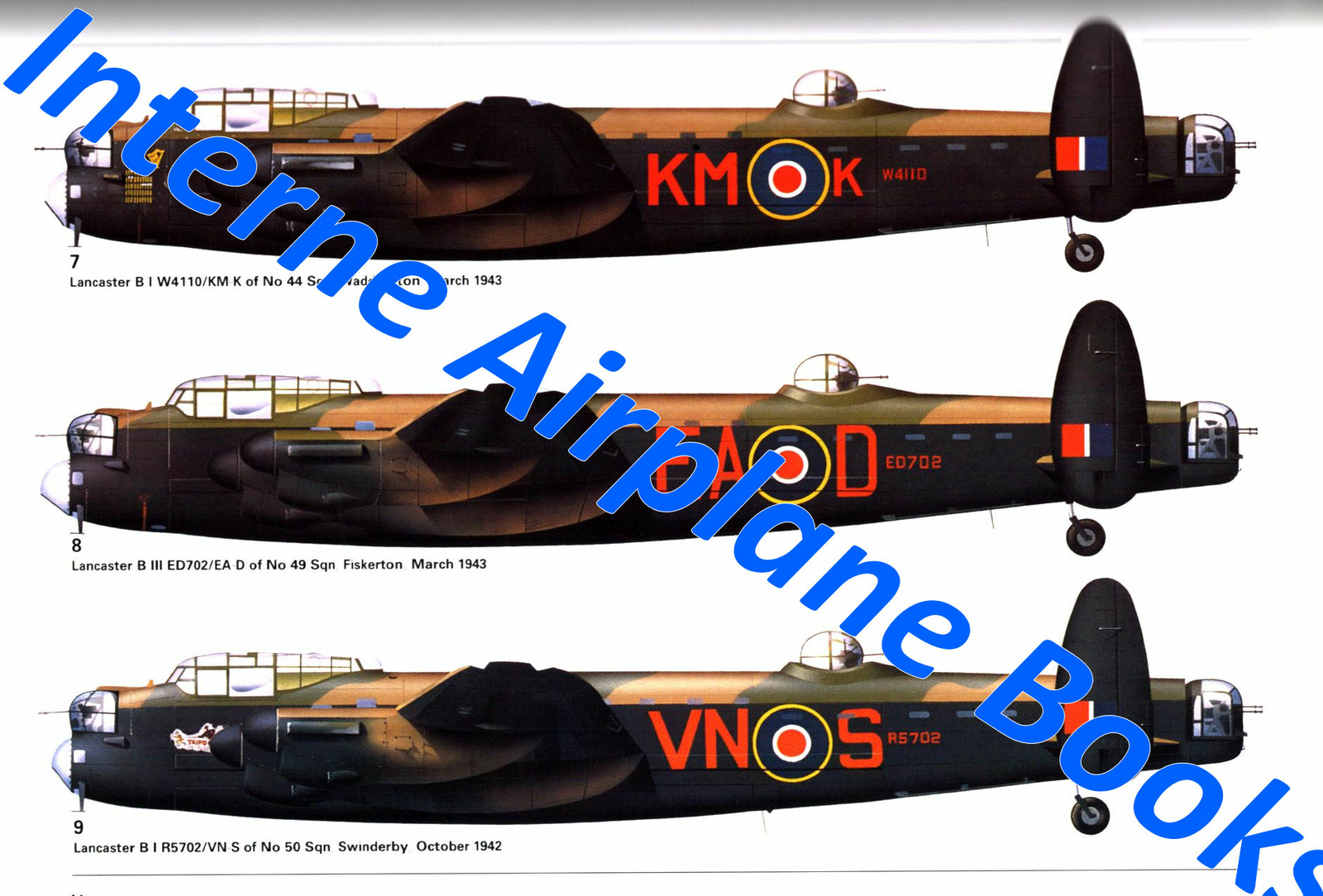LANCASTER SQUADRONS 1942-43 WW2 RAF BOMBER COMMAND DAMBUSTERS 1000 PLANE RAID