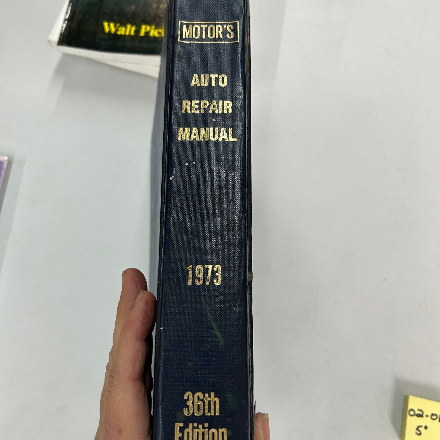 MOTOR’S Auto Repair Manual 1973 36th Ed First Print Automotive MOTOR