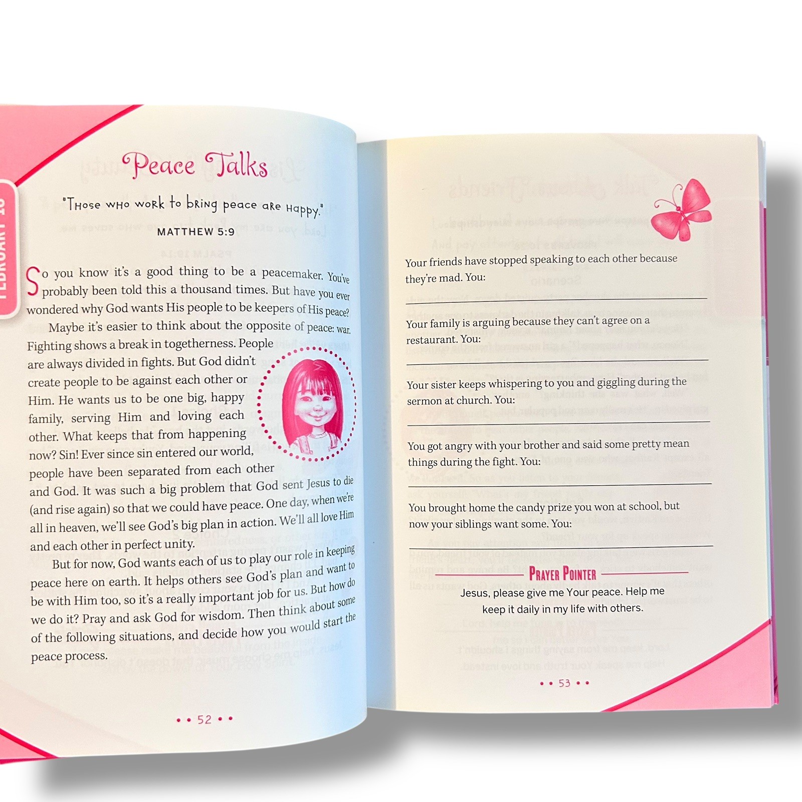 NEW! Brave Girls Devotional Daily Bible Study with Journal