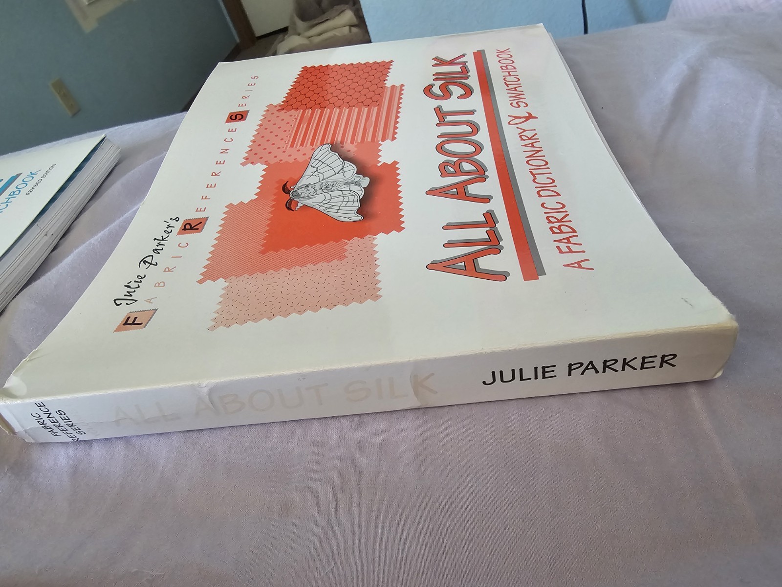All About Wool /Cotten /Silk by Julie Parker Paperback 3 Book Set All SwatchesVG