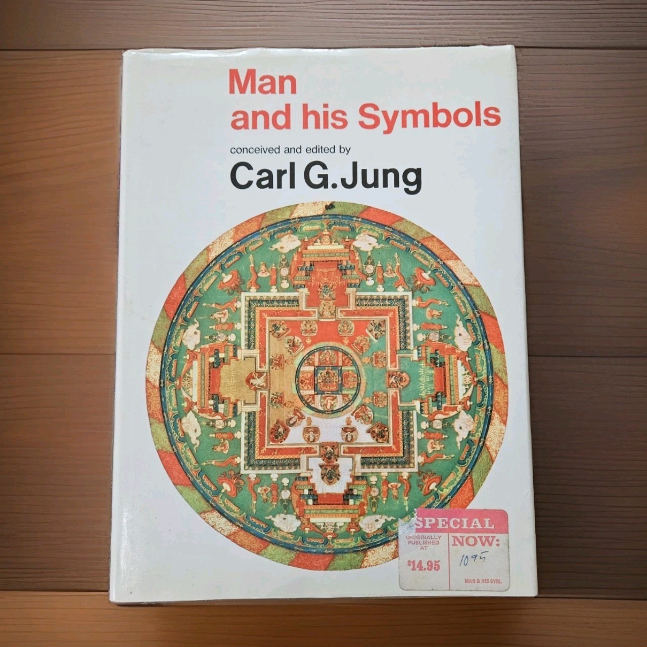 1979. Man and His Symbols By Carl G. Jung Illustrated Black, White & Color HC/DJ