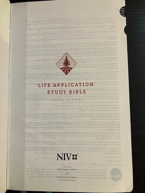 NIV Life Application Study Bible 3rd Edition Zondervan Gray Teal