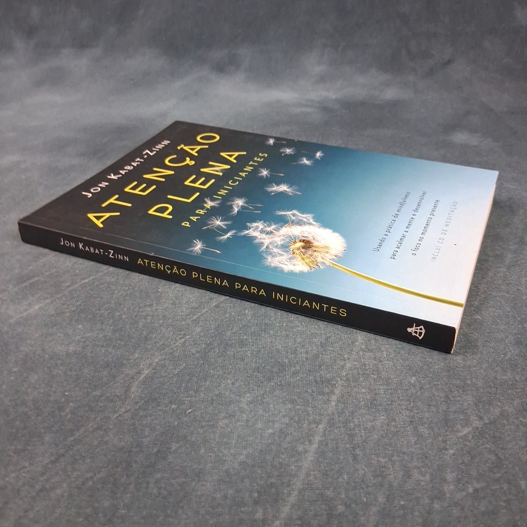 Atenção Plena Para Iniciantes Jon Kabat-Zinn Portuguese PB w/ CD LN