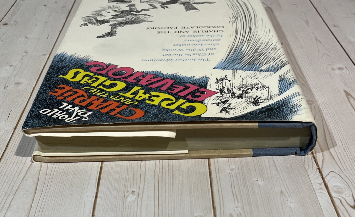 Charlie And The Great Glass Elevator By Roald Dahl – 1972 HCDJ Fifth Printing