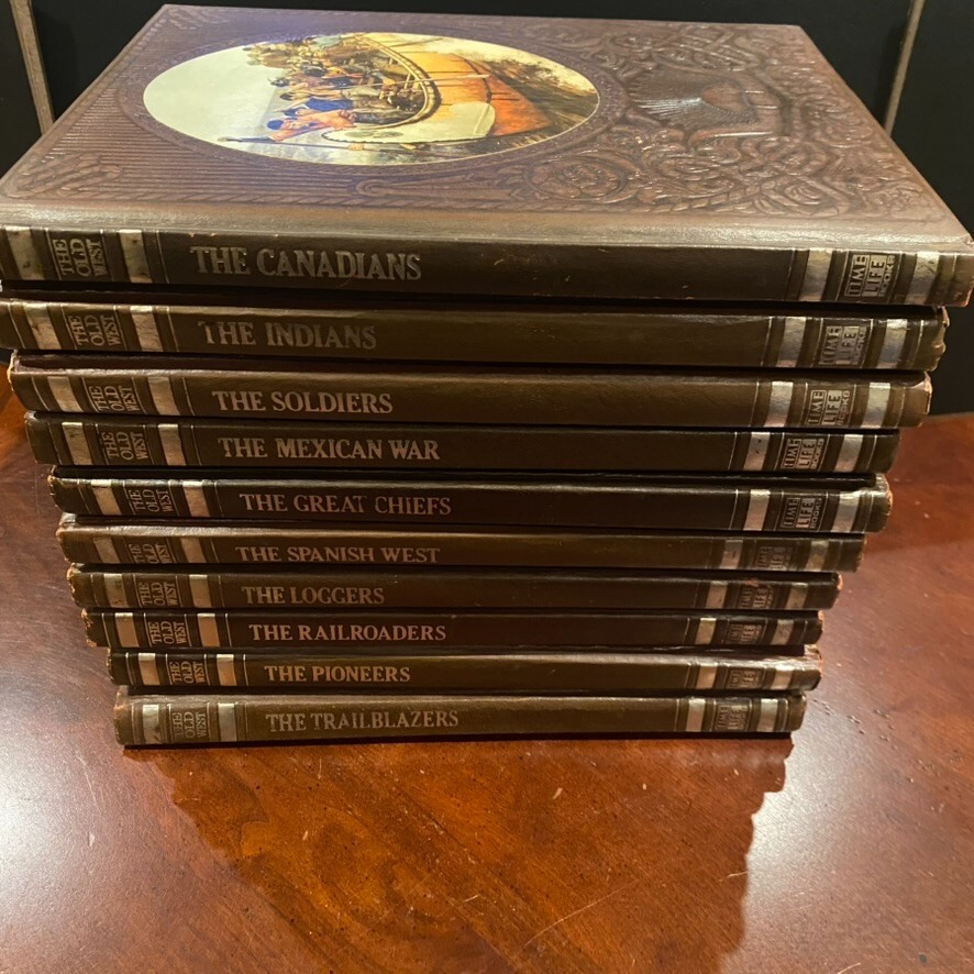 The Old West Series – Time Life Books 10/26 Volumes – 70s Leather Feel – HISTORY