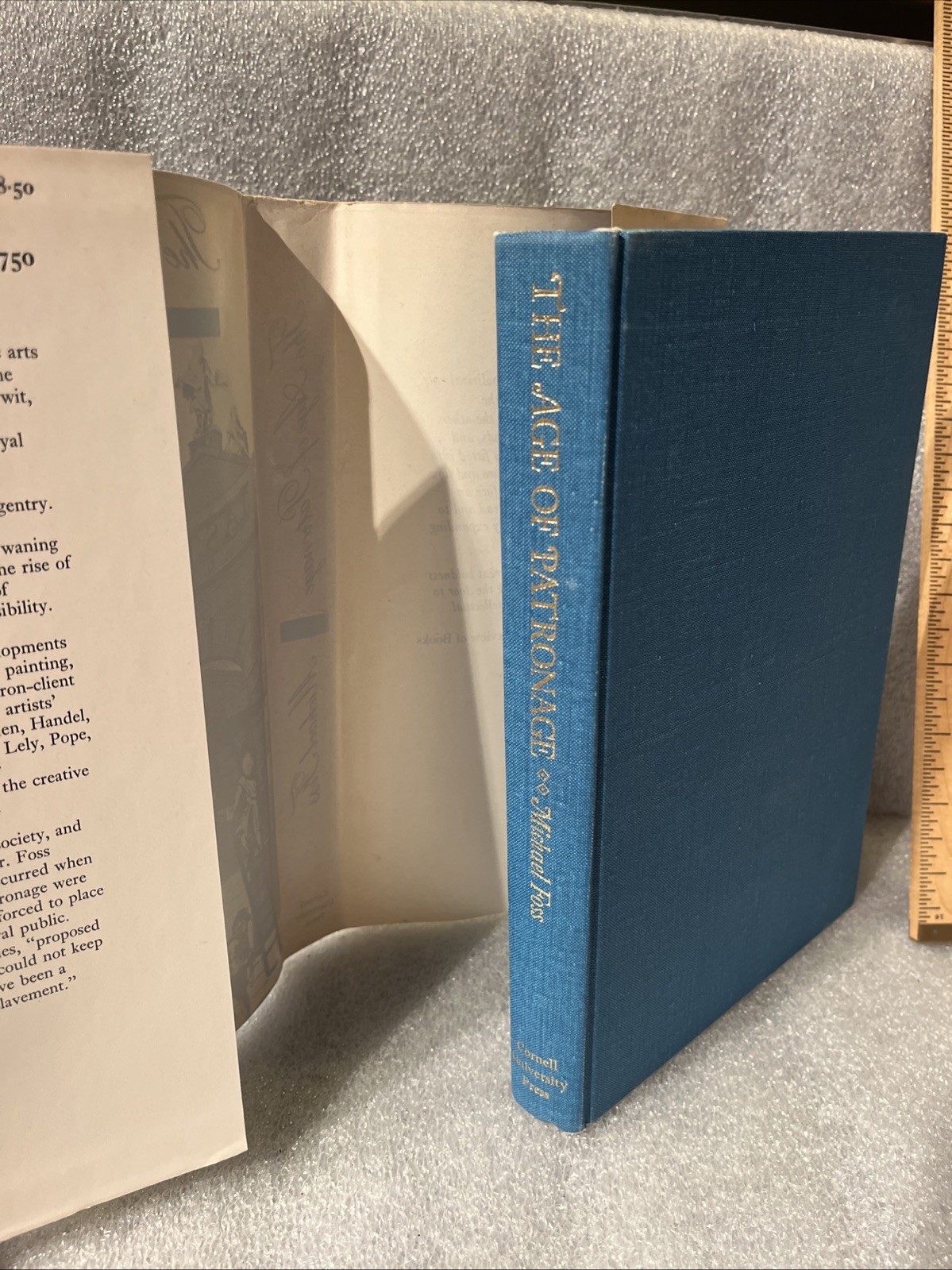Michael FOSS / Age of Patronage The Arts in England 1660-1750 1st Edition 1972