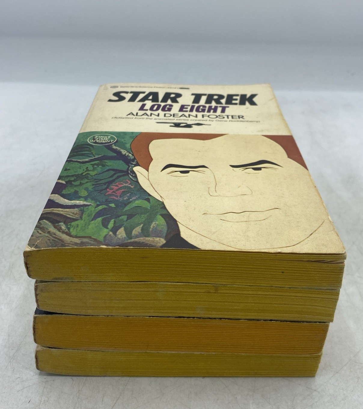 Star Trek TOS Ballantine Books, Alan Dean Foster, 1970s Log Books: 2, 3, 6, 8