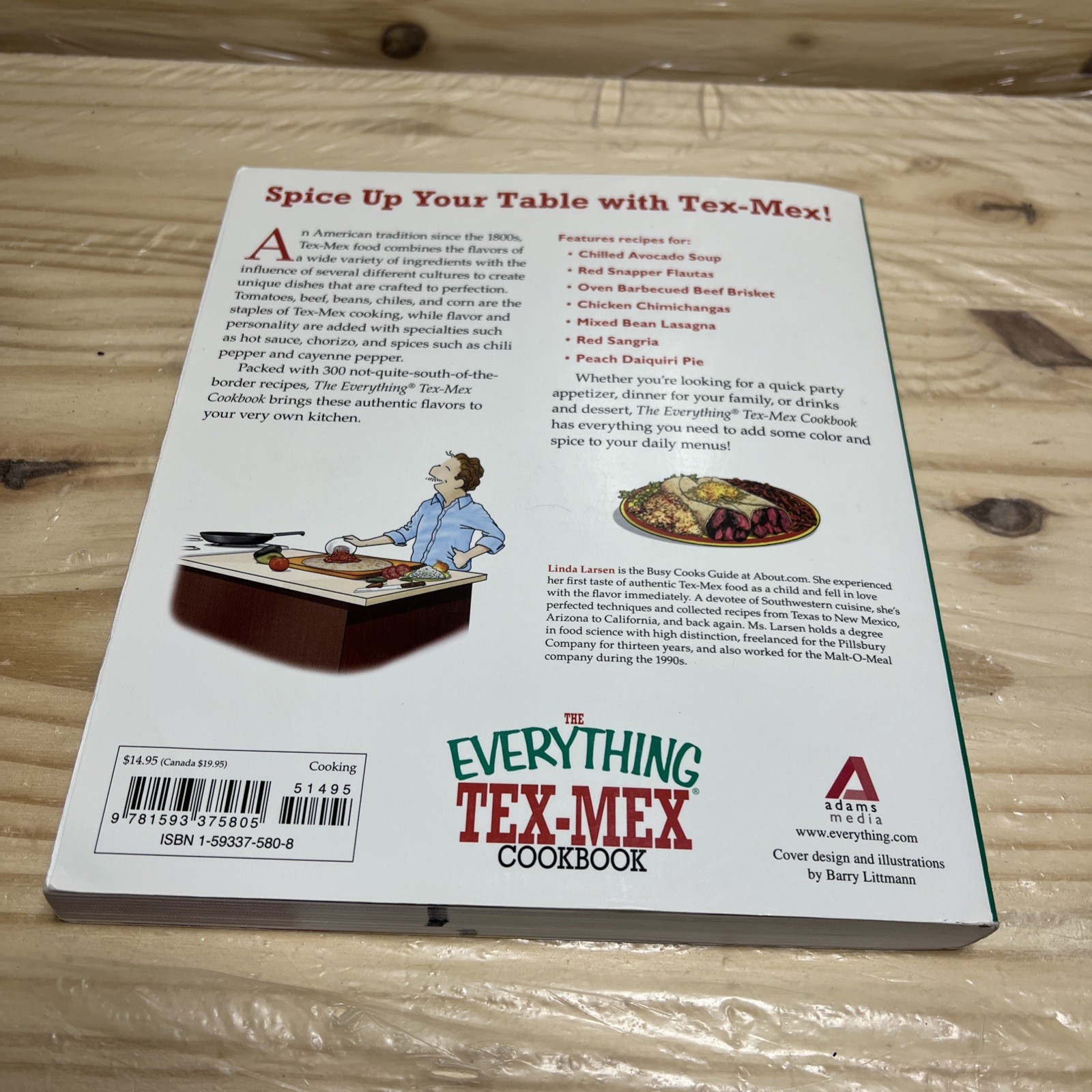 Lot of 3 Tex-Mex Cookbooks The Everything Grill & Backyard Rob Walsh