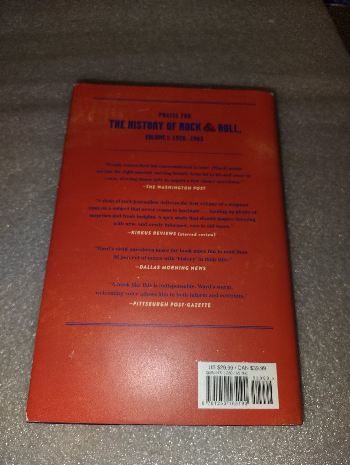 The History of Rock & Roll Vol 2 Ed Ward 2019 First Edition Flatiron Books