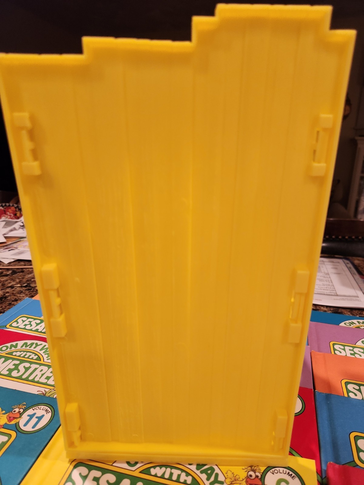 1989 On My Way w/ Sesame Street Library Complete 15 Volume Set, Big Bird Stand