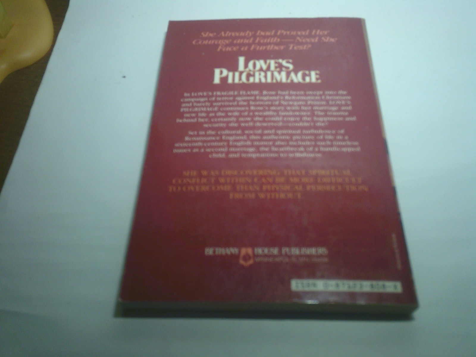 Love’s Pilgrimage by Phyllis Caggiano Part of the Bethany Publshing Love Series