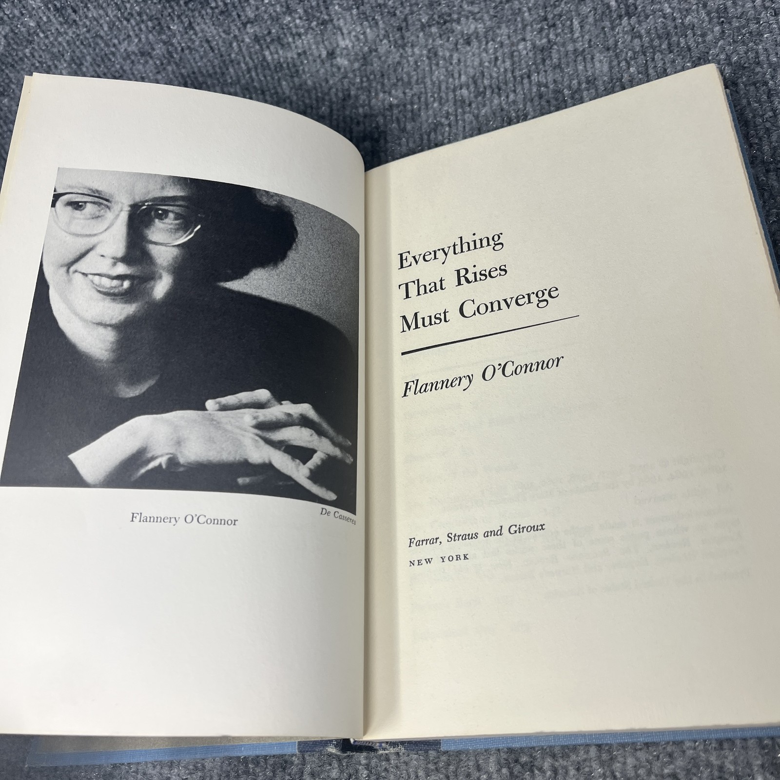 Everything That Rises Must Converge Flannery O’Connor 1965 Hardcover Short