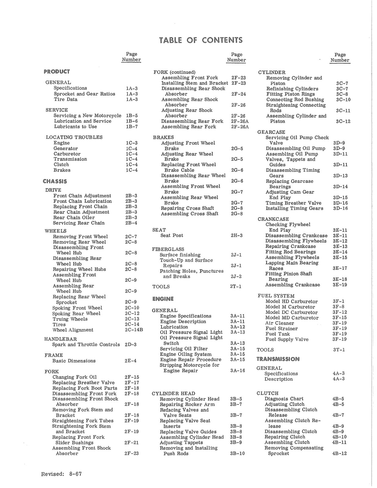 HARLEY-DAVIDSON Sportster K KH Service Manual 1959 To 1969 – WIRE BOUND – COVERS