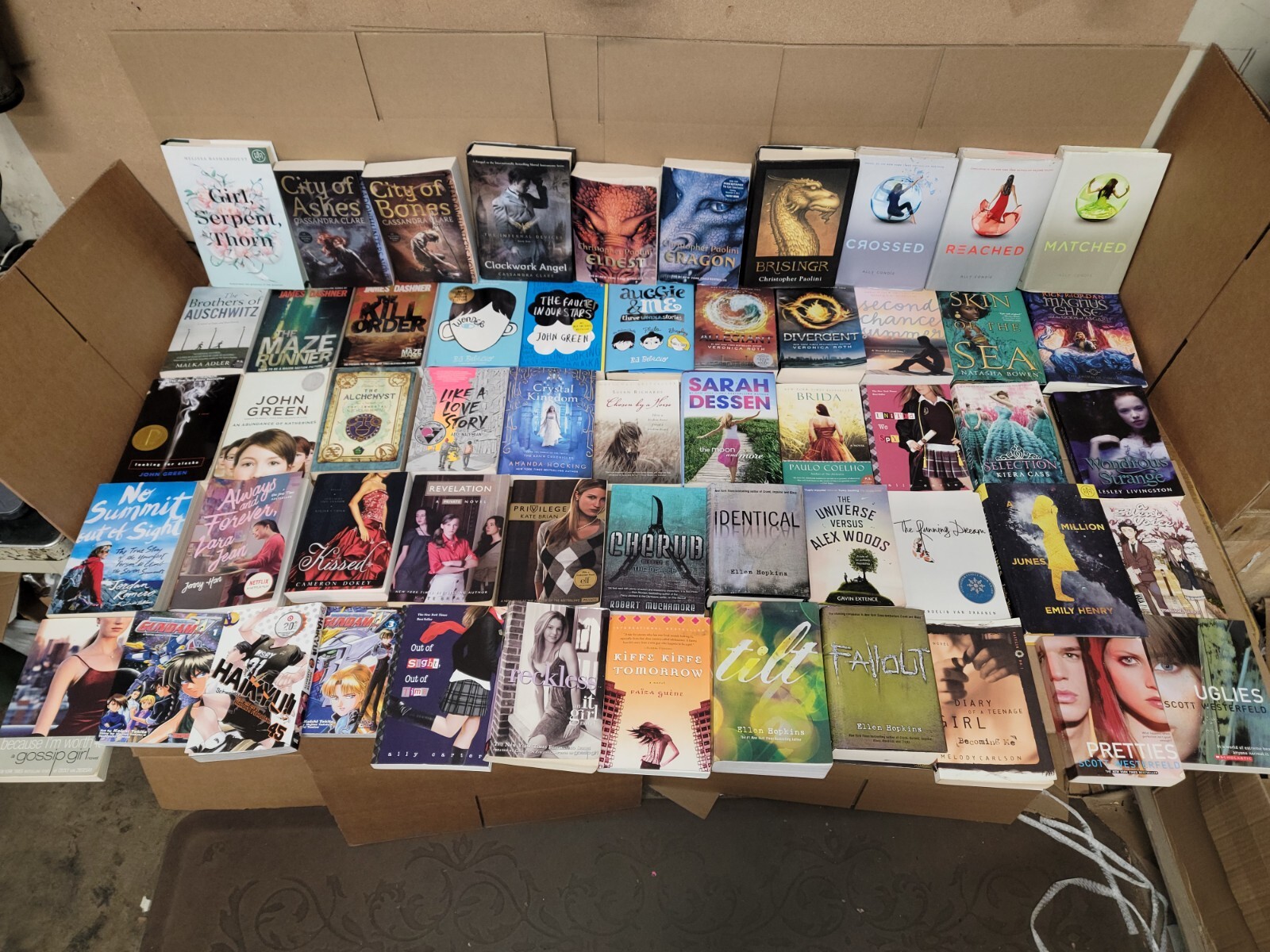 Lot of 10 Young Adults YA PRE-Teen Youth RANDOM STORY CHAPTER UNSORTED BOOKS MIX