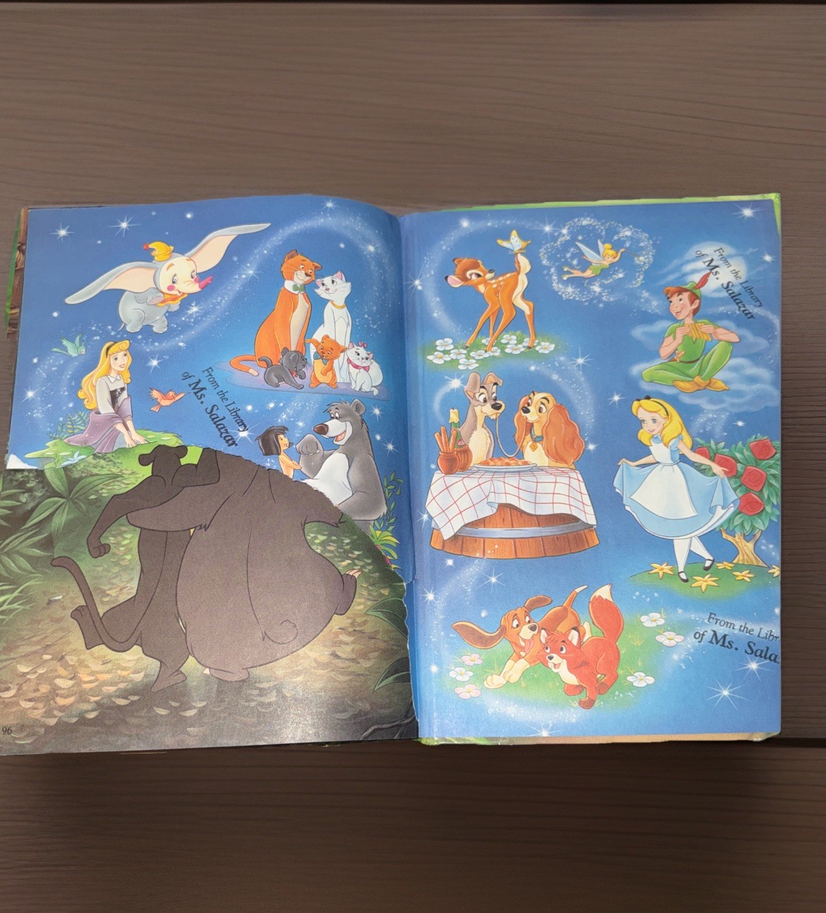 VTG Disney Classic Spanish El Libro De La Selva The Jungle Book 1995 Hardcover