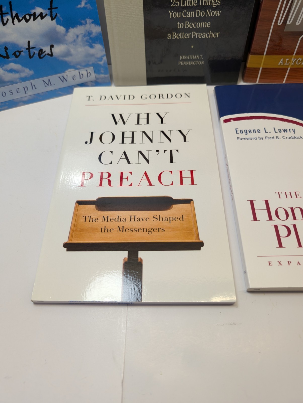 Books On Preaching Religious Teachings Books Sermons- Lowry, Gordon, Webb Etc