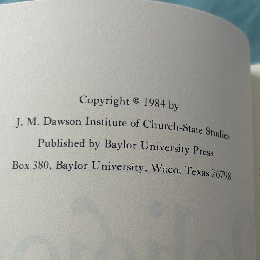Religion The State & Education James E Wood Jr Baylor Univ Press 1984 Softcover