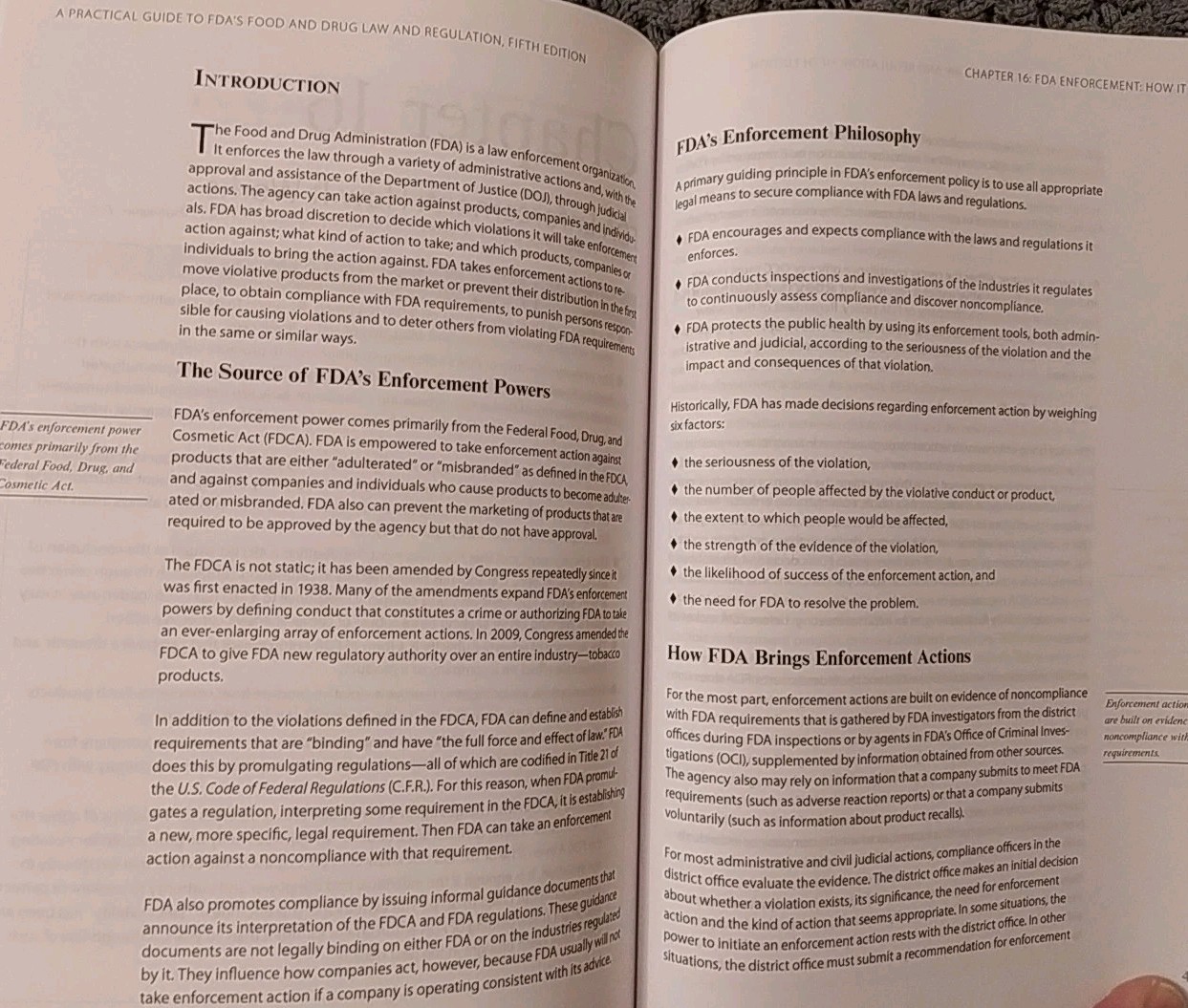 A Practical Guide to FDA’s Food and Drug Law and Regulation, Fifth Edition