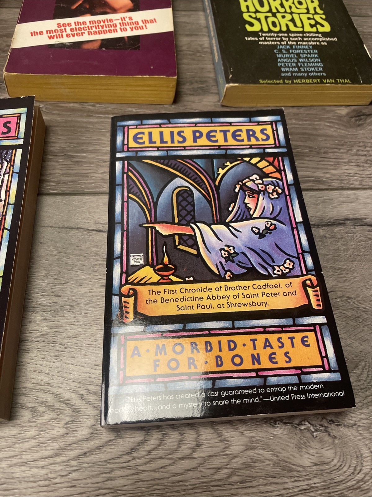 Vintage Horror & Mystery Book Lot (5) – Anne Rice, Exorcist, Ellis Peters