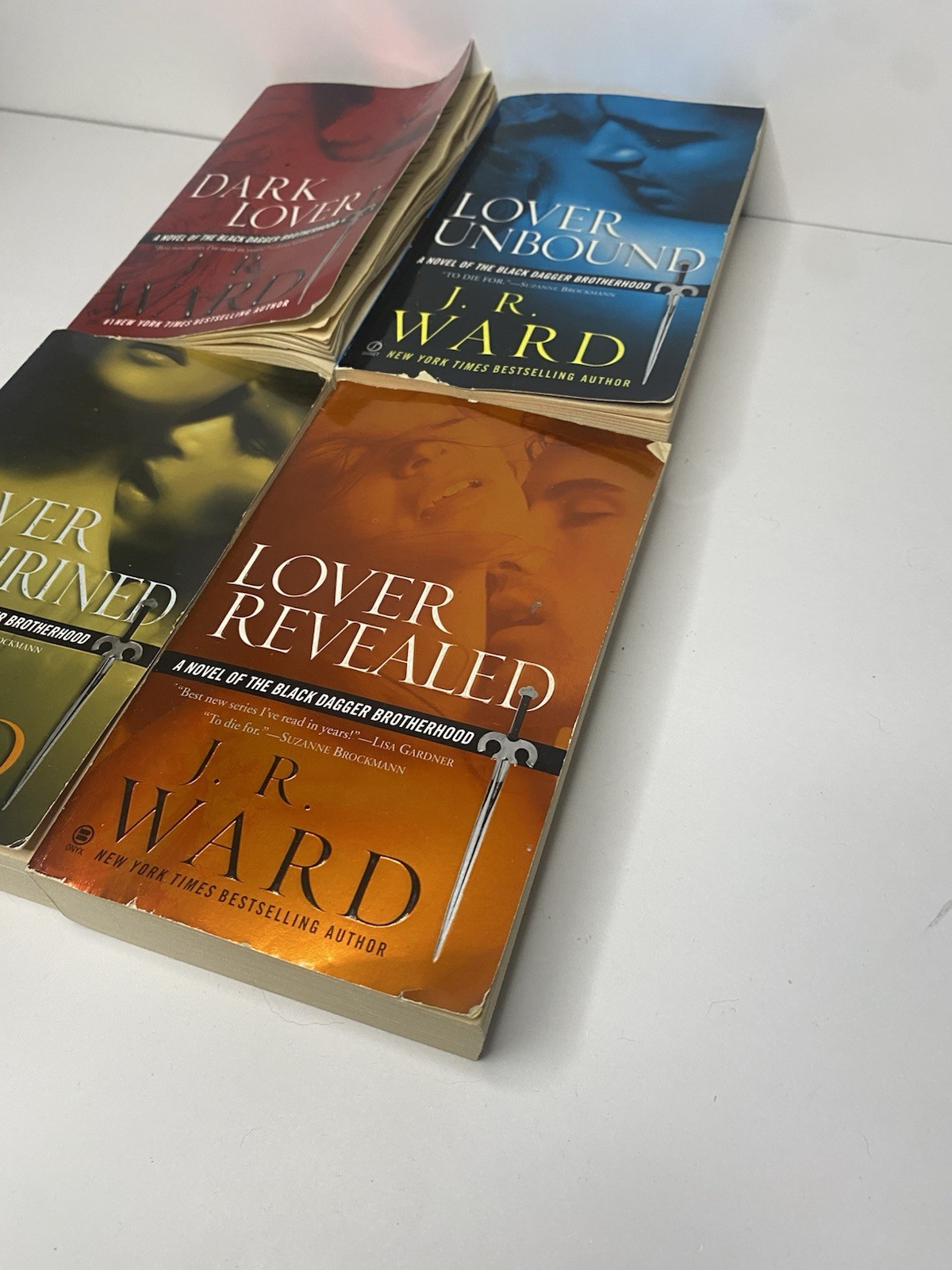 J.R. Ward Black Dagger Brotherhood Lot of 4 Paperback Books Vampire Romance