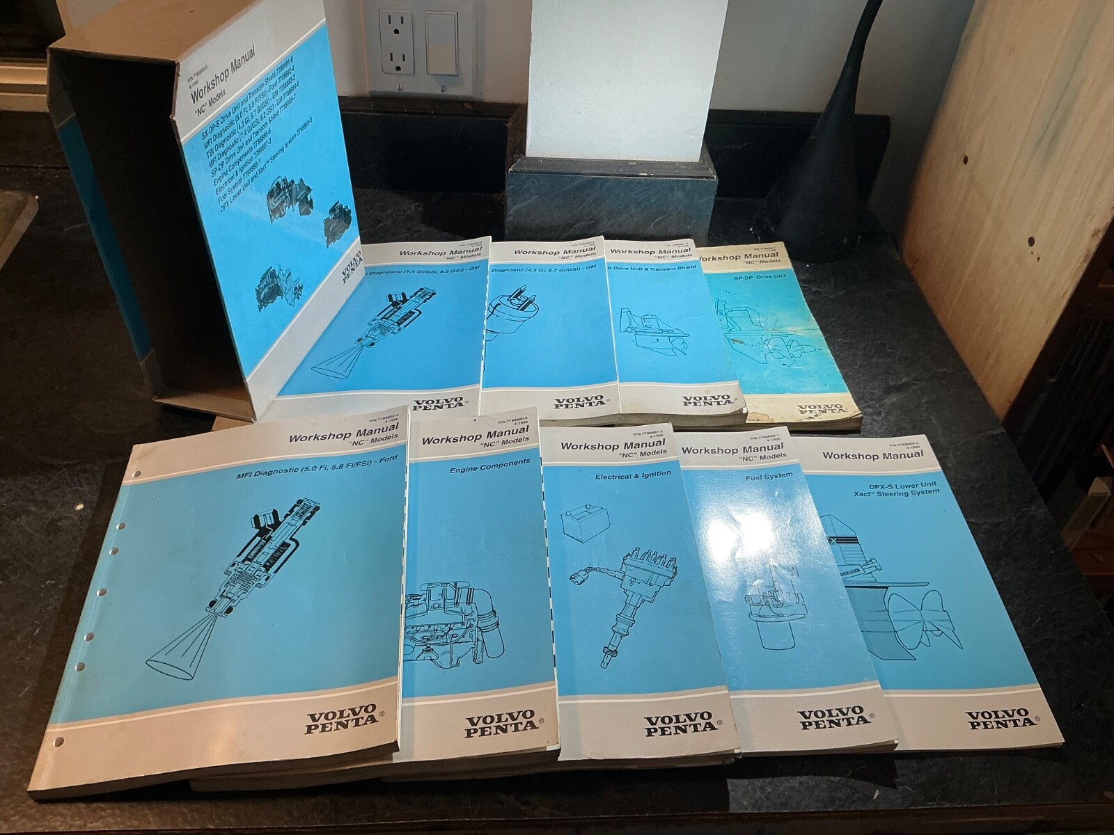 1996 Volvo Penta NC 3.0L, 4.3L, 5.0L, 5.7L, 5.8L, 7.4L, 8.2L Workshop Manual Set