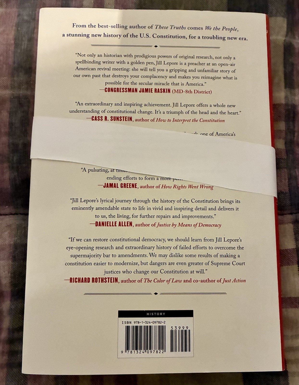 Signed Jill Lepore We The People Hardcover Book 1st/1st Pulitzer Prize Winner