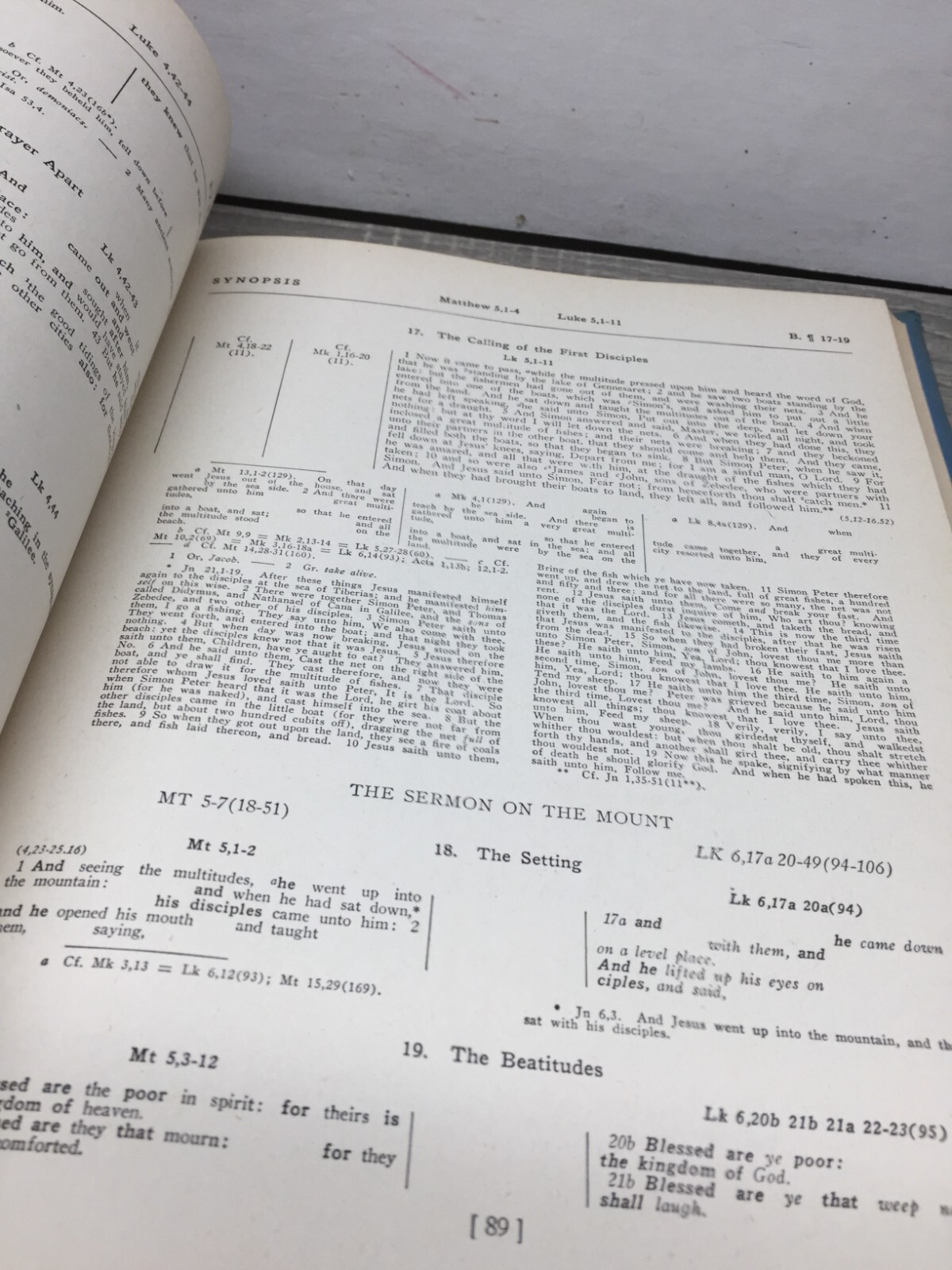 A Syllabus and Synopsis of the First Three Gospels by Walter Bundy 1932 Parallel