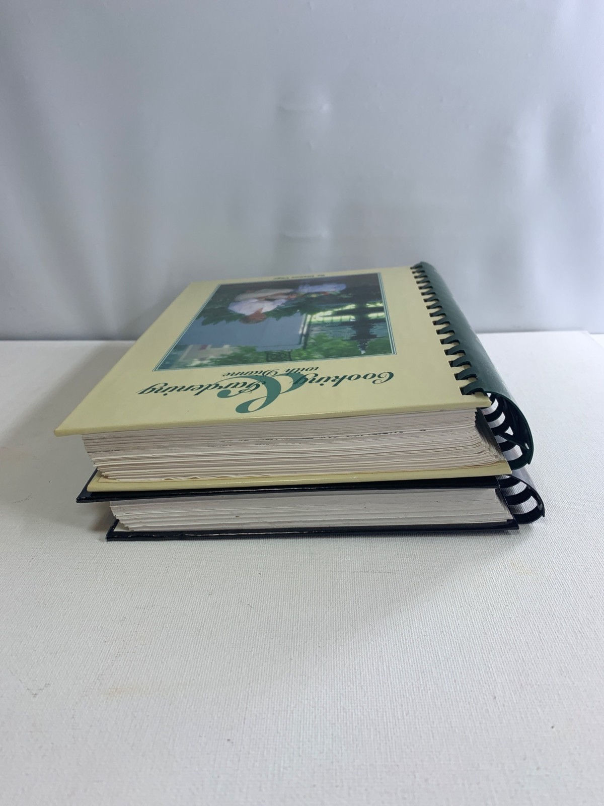 Cooking & Gardening With Dianne Cage & Dianne II Cook & Tell Spiral Bound Lot