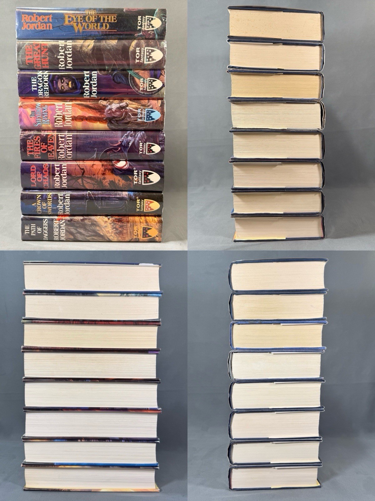 WHEEL OF TIME First Edition Set. 13 1st Prints. Hunt 2nd Print, Signed. Eye 3rd.