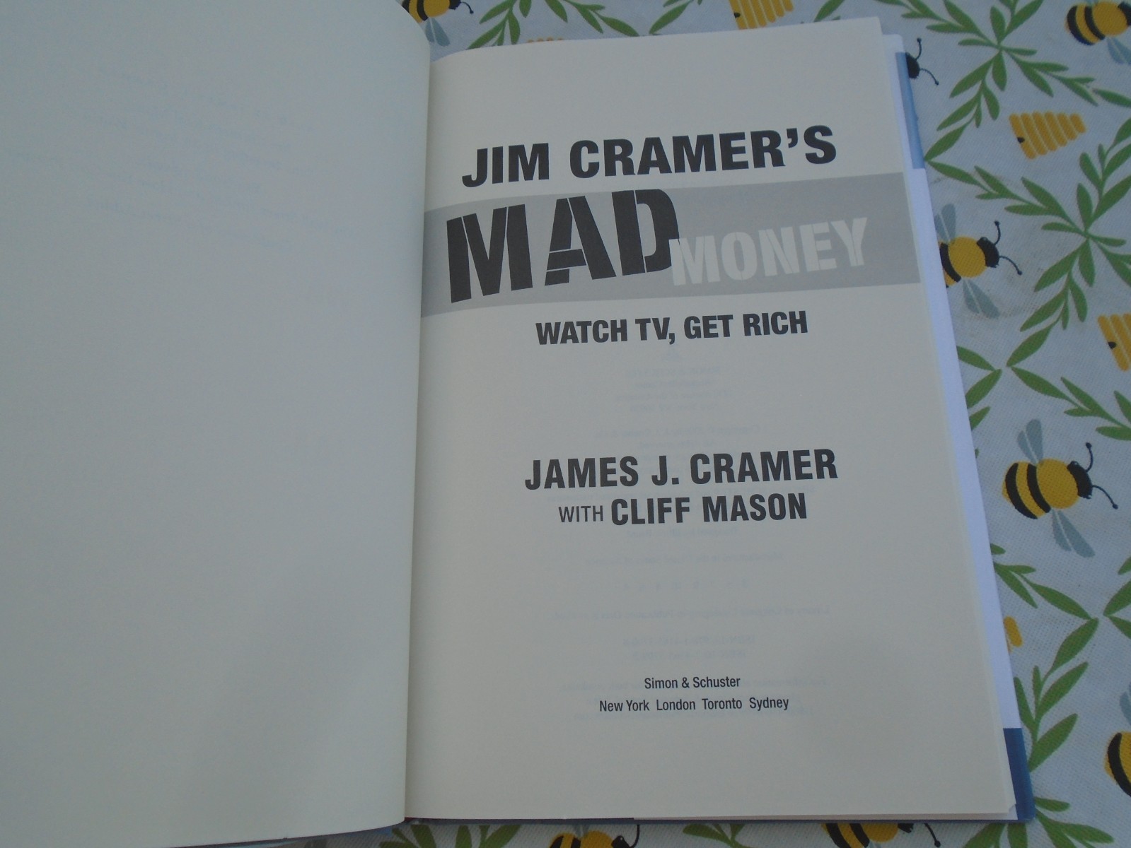 REAL MONEY, MAD MONEY, GETTING BACK TO EVEN BY JAMES J. CRAMER LOT OF 3 BOOKS