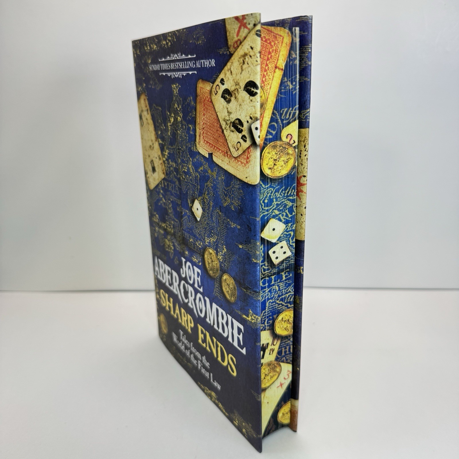 Sharp Ends Joe Abercrombie The Broken Binding Stenciled Edges SIGNED Hardcover