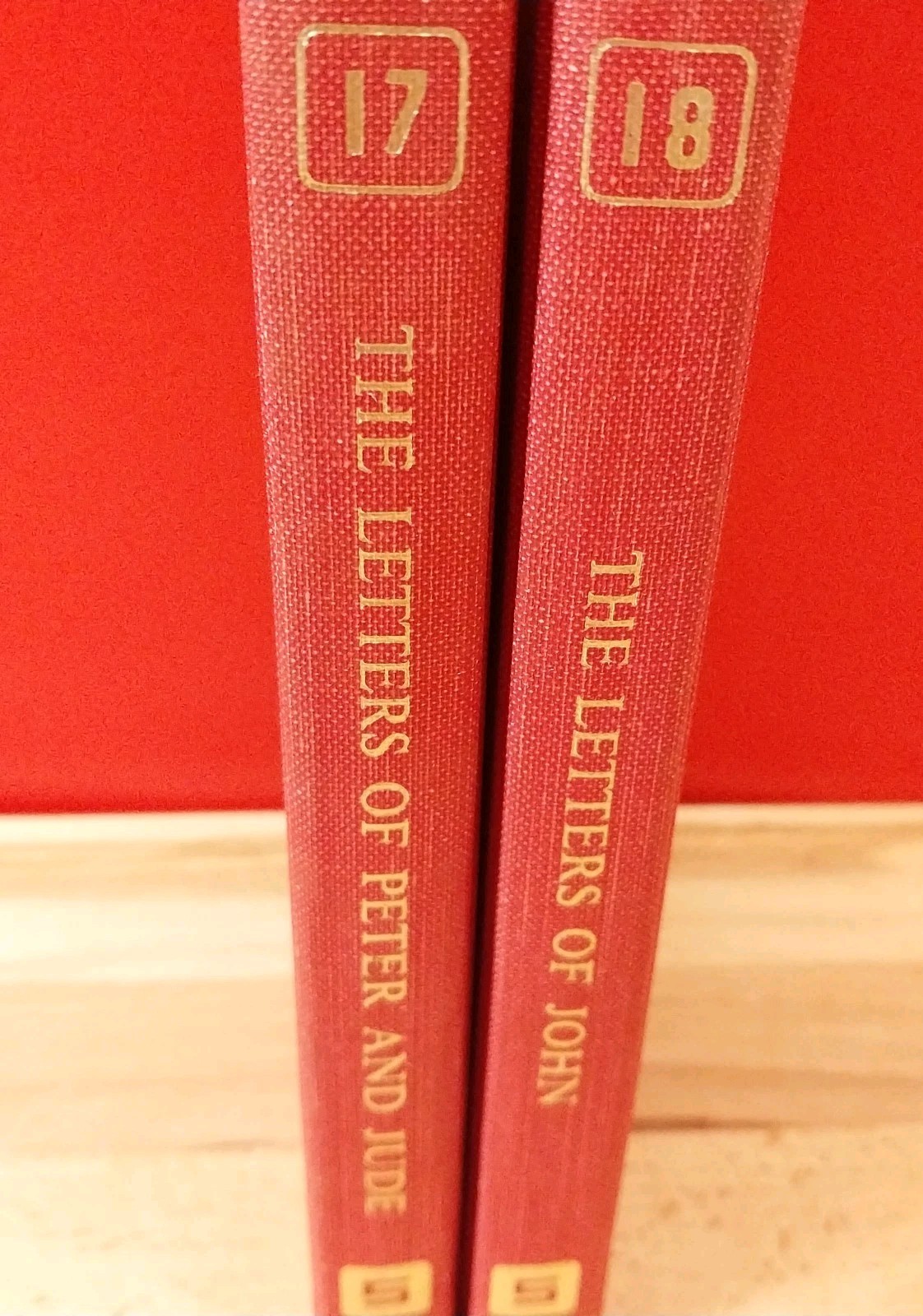 The Living Word Commentary Volumes 17 and 18 Hardcover Bible Study Vintage 1970s